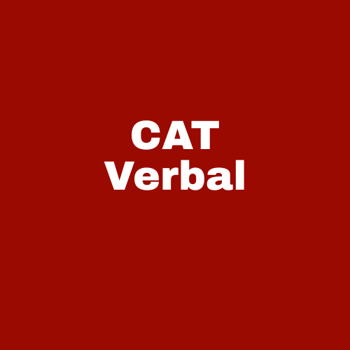 Englishvita CAT Verbal Program